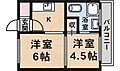 久保町小堀マンション4階3.5万円