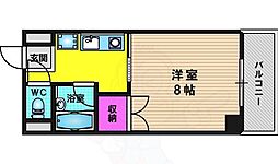 Stable梅津 1Kの間取図画像