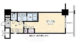 エスリード烏丸五条駅前 12階1Kの間取り