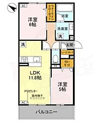 リヴェール京都桂 2階