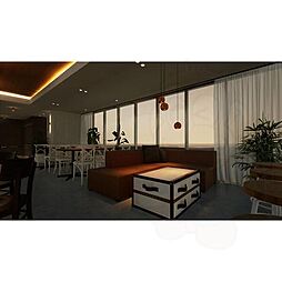 キャンパスヴィレッジ京都衣笠 2階1Kのリビング/ダイニング