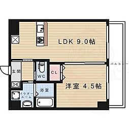articles(アーティクルズ) 4階1LDKの間取り