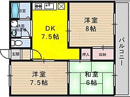間取図画像 3DK
