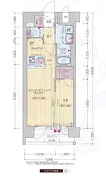 プレサンス十条凛華 1LDKの間取図画像