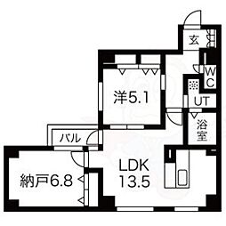 コモド御所南 3階/-