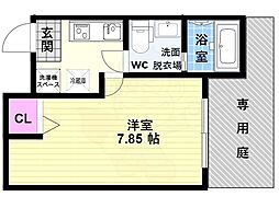 サントス堀川紫明 1階/-