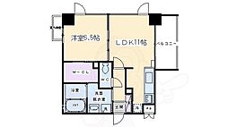 VENT LUXE（ヴァンリュクス） 4階1LDKの間取り