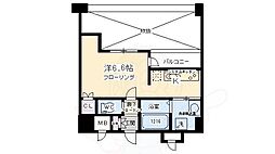 グラマシー京都　旧リエトコート塩小路堀川 3階1Kの間取り