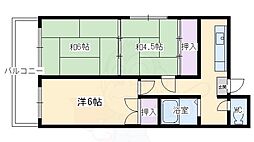 アリエスハイツ 5階3Kの間取り