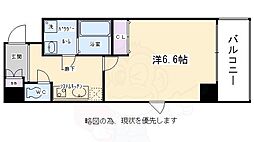 アスヴェル京都二条駅前 2階1Kの間取り