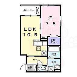 シャルマン唐橋南2 1階