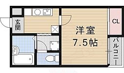 レ・タン・ドゥ・ラ・メールCK3（シーケースリー） 2階1Kの間取り