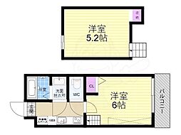 ロフティ智恵光院今出川 2階