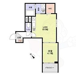 フラッツ六地蔵 2階/-