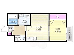 間取図画像 1LDK