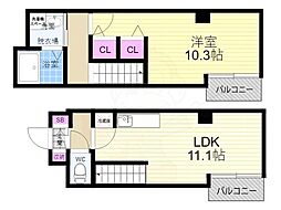 シャトーあと村 5階/-