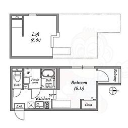 間取図画像 ワンルーム
