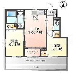 物件の間取り