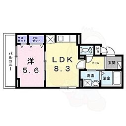 ヒカルサ京都大宮中林イースト 2階/-