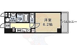 アスヴェル京都西七条 1Kの間取図画像