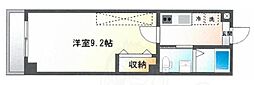 フラッティK&S 1Kの間取図画像