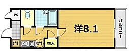 カントリーベア 1Kの間取図画像