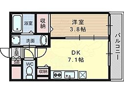 ハピネスクエア桂 1階/-