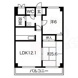 レジデンスオークラ 2階