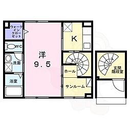 ルピナス等持院 2階/-