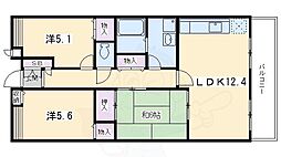 エスポワールKyo 3LDKの間取図画像