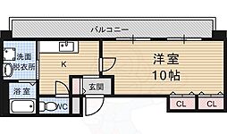 アウローラ 1Kの間取図画像
