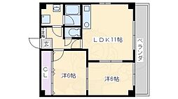 京都市営烏丸線 北大路駅 徒歩18分 2階/-