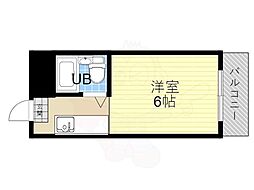 グラフィーネ向島 1Kの間取図画像
