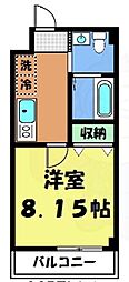 V-style西院 1Kの間取図画像