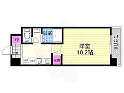CASA-SHIKO 1Kの間取図画像
