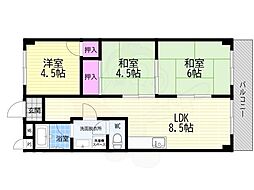 ハイツ桂A棟 4階/-