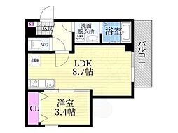 ジーメゾン石田ルディア 3階