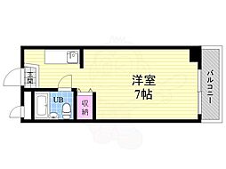エルセドール ワンルームの間取図画像