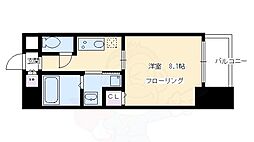 ジョイシティ二条城前 1Kの間取図画像