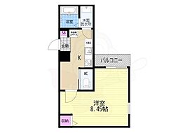 Gladvis京都室町 1Kの間取図画像