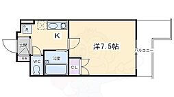 富士ラビット七条館 4階/-