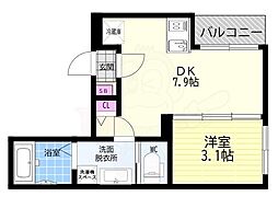 ハーモニーテラス深草キトロ町 2階/-