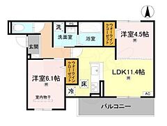物件の間取り