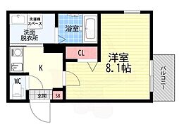 CREA TERRACE椥辻 (旧:MELDIA椥辻) 3階/-