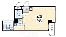 プラネシア京都 1Kの間取図画像