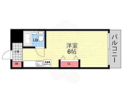 カーサ・ドマーニ ワンルームの間取図画像