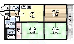 ロイヤルコーポ 3DKの間取図画像