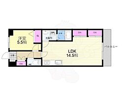 ルミエール沼田 2LDKの間取図画像
