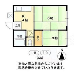 四ノ宮ハイツ 2階/-