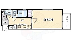 ベラジオ京都高台寺 1Kの間取図画像